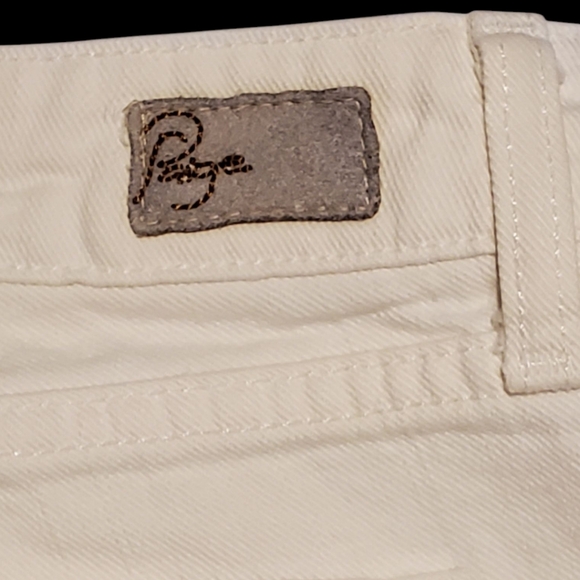 Paige Premium Capri Jeans Denim White Melrose Sz 30 X 24. 5" - Picture 8 of 16